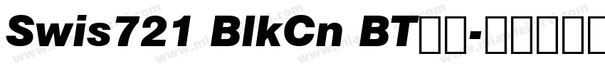Swis721 BlkCn BT字体字体转换